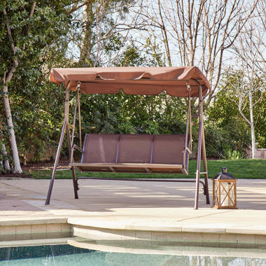 3 person outlet swing with canopy